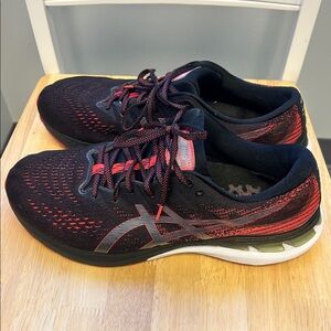 ASICS Gel-Kayano 28 Men's Running Shoes 1011B191 - Black and Red